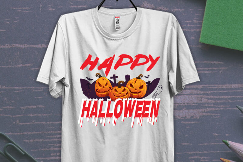 Happy Halloween ,Halloween T-shirt Design