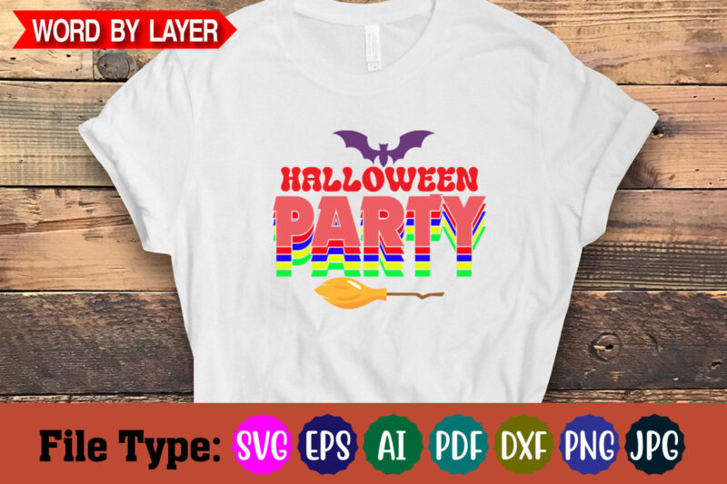 halloween party SVG CUT FILE