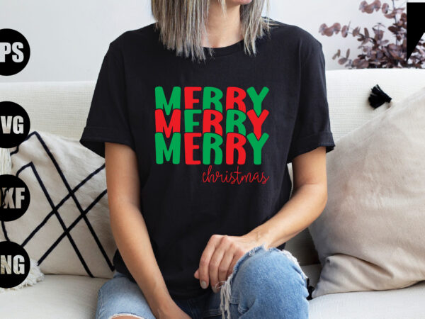 Merry christmas t shirt designs for sale