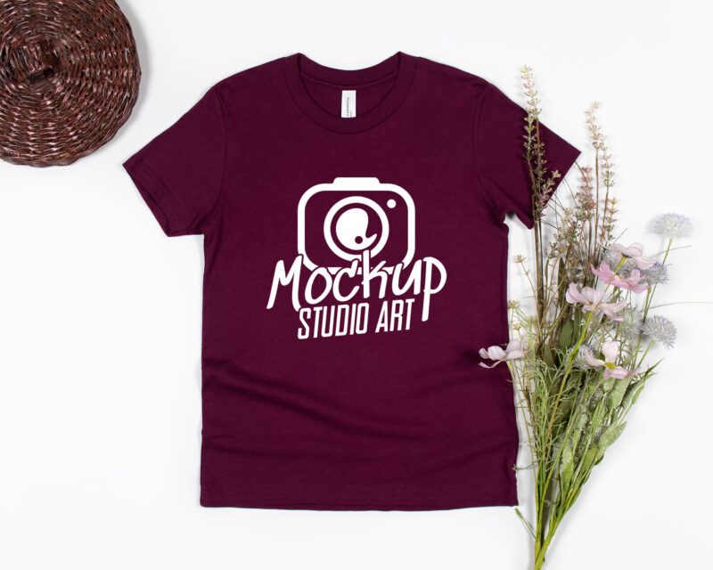 Bella Canvas 3001, T-shirt Mockups, Flat Lay Mockup, 30 Mockups