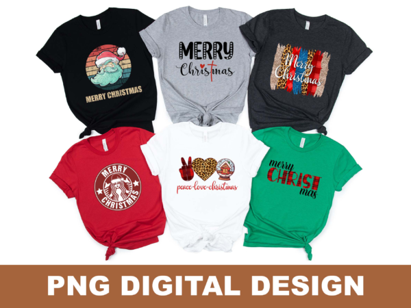 Merry christmas santa png sublimation design