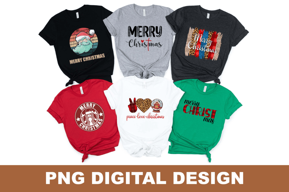 Merry Christmas Santa PNG Sublimation Design - Buy t-shirt designs