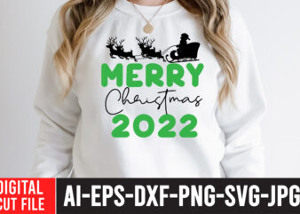 Merry Christmas 2022 T-Shirt Design ,Merry Christmas 2022 SVG Cut File , In December We Wear Red T-Shirt Design ,In December We Wear Red SVG Cut File , Christmas SVG