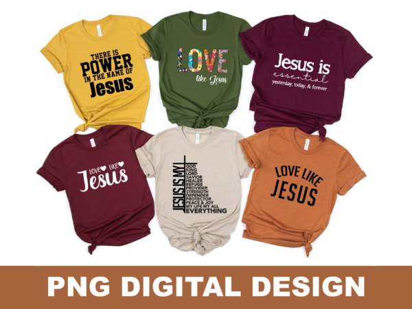 Christian jesus pray png sublimation design