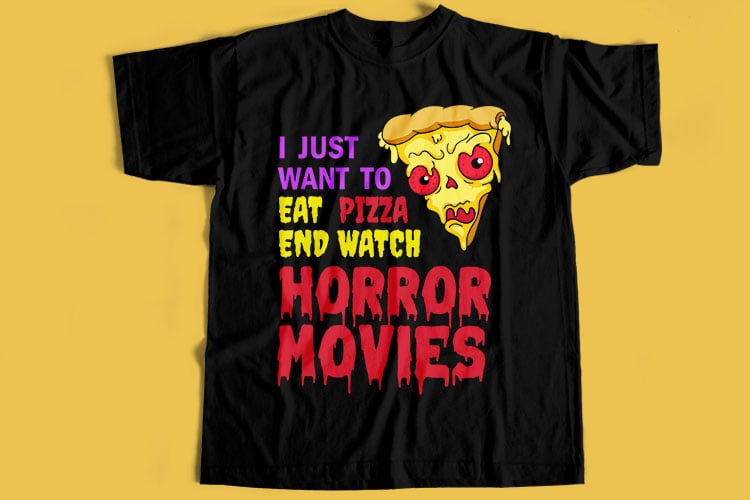 10 Best Selling Horror T-Shirt Design Bundle For Commercial Use