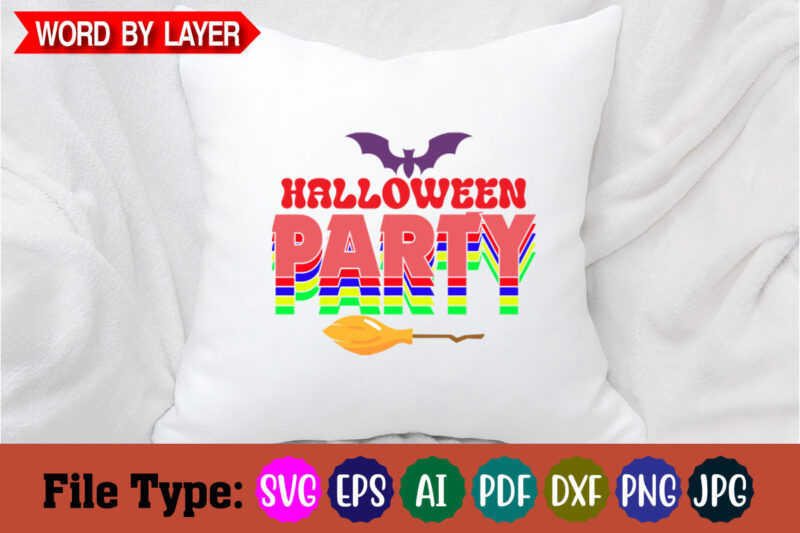 halloween party SVG CUT FILE