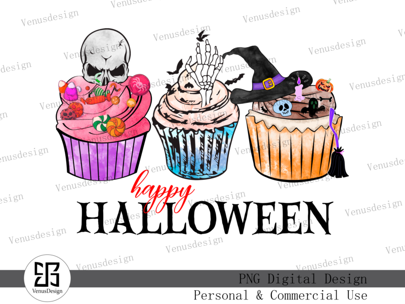 Halloween Cupcake Sublimation Bundle