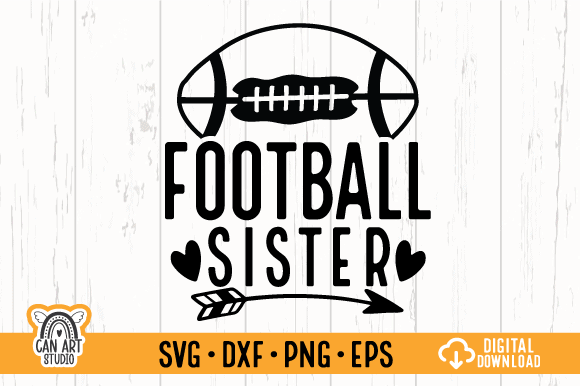 Football sister svg bundle t shirt design