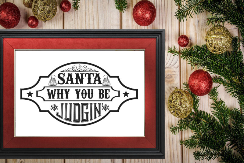 Vintage Christmas Sign Svg Bundle