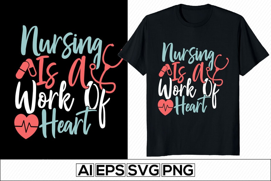 nursing is a work of heart, positive lifestyle nursing design, happy ...