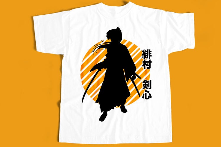 10 Best Selling Samurai T-Shirt Design Bundle For Commercial Use