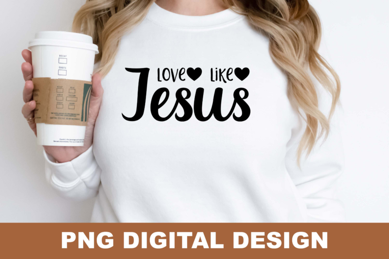 Christian Jesus Fall PNG Sublimation Design