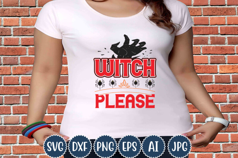 Halloween T-shirt Design, Witch Please, Matching Family Halloween Outfits, Girl’s Boy’s Halloween Shirt,