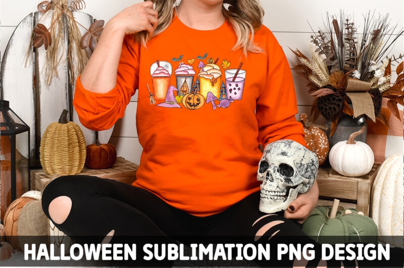 Halloween coffee Sublimation