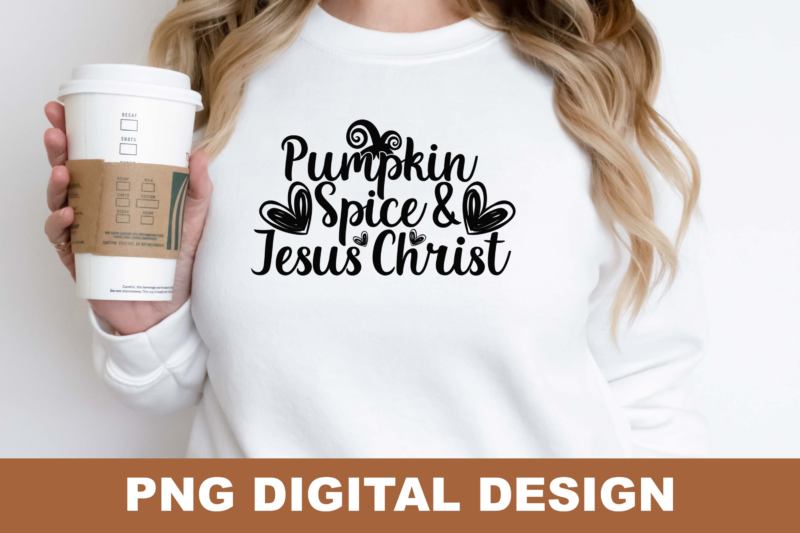 Christian Jesus Fall PNG Sublimation Design