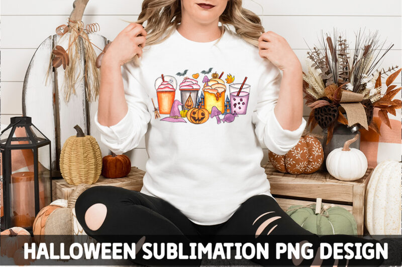 Halloween coffee Sublimation