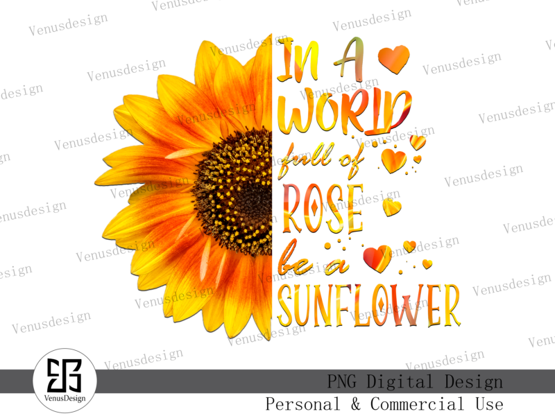 Sunflower Sublimation Bundle- 20 PNG