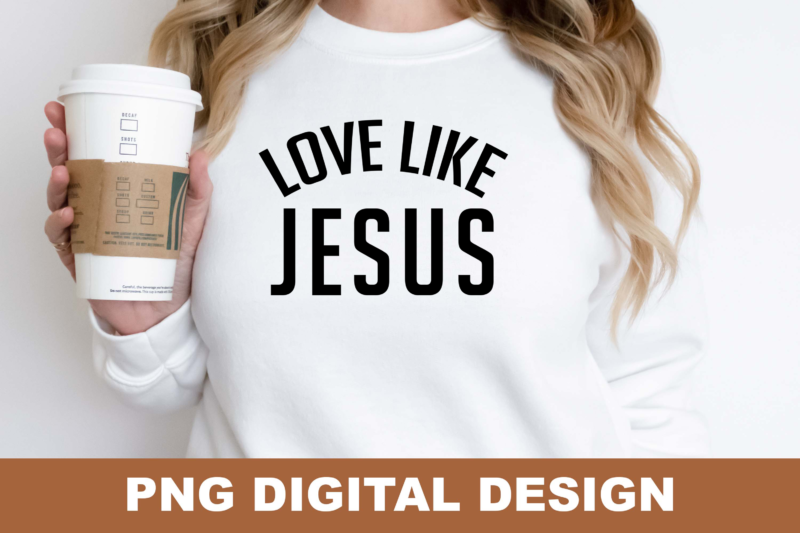 Christian Pray Jesus PNG Sublimation Design