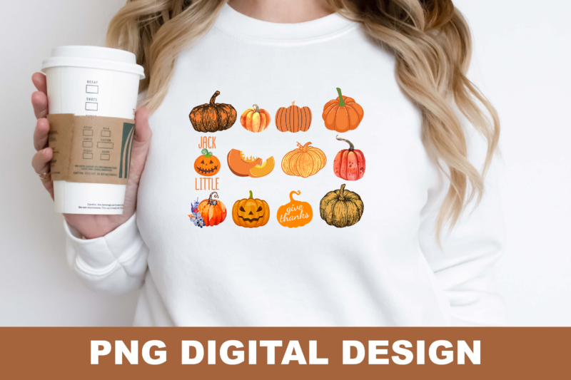 Halloween Skeleton Dance Pumpkin PNG Sublimation Design