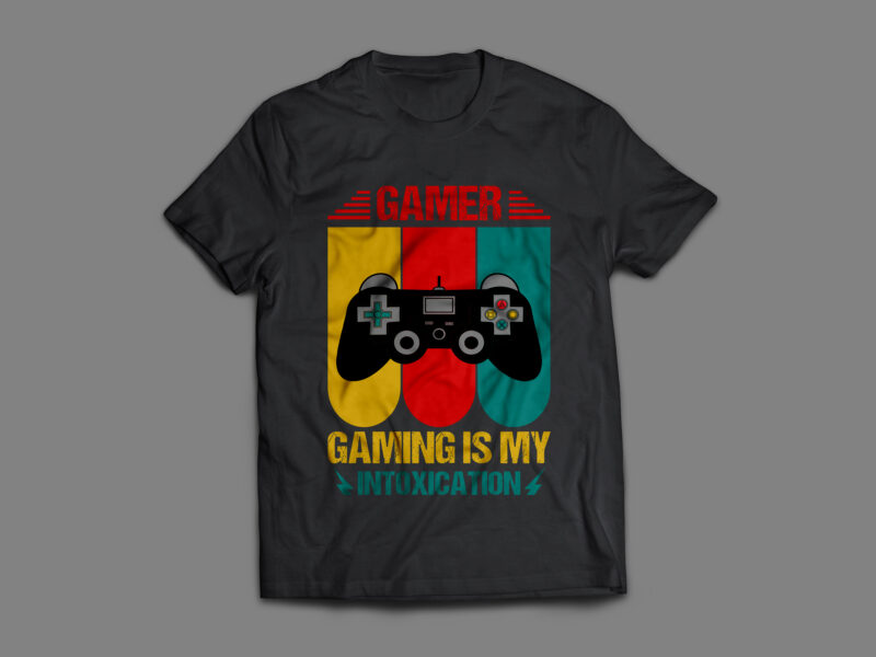 Gaming T-Shirt Design Bundle - Buy t-shirt designs