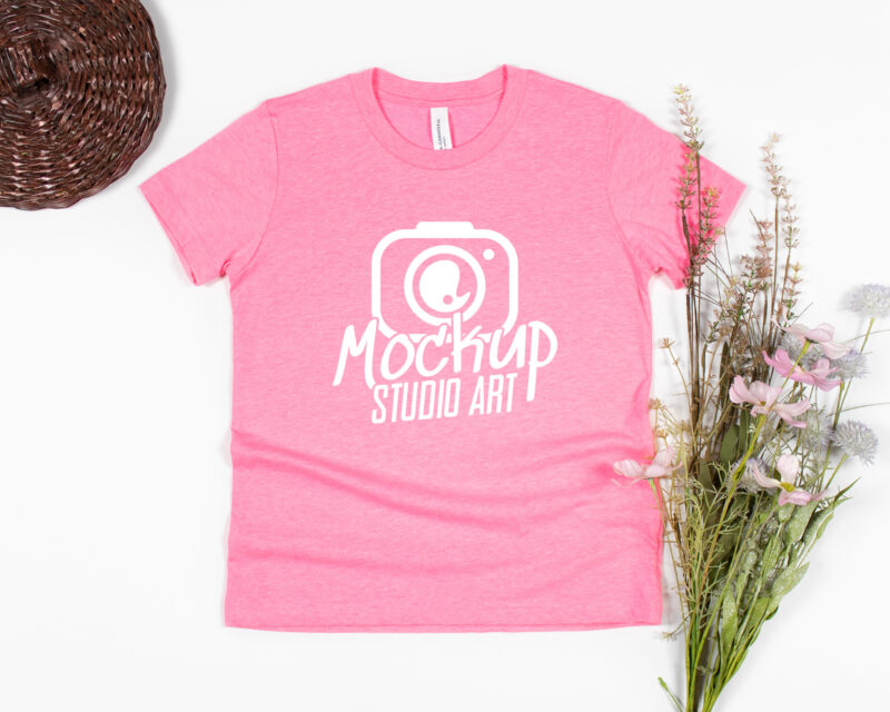 Bella Canvas 3001, T-shirt Mockups, Flat Lay Mockup, 30 Mockups