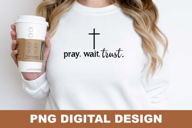 Christian Pray Jesus PNG Sublimation Design