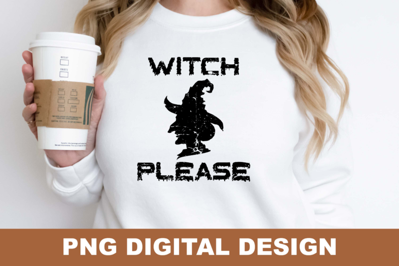 Halloween Witch Skeleton PNG Sublimation Design