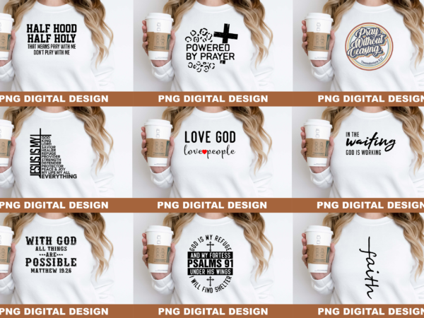 Christian pray love god png sublimation design