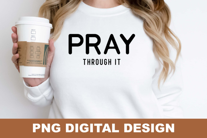 Christian Pray Jesus PNG Sublimation Design