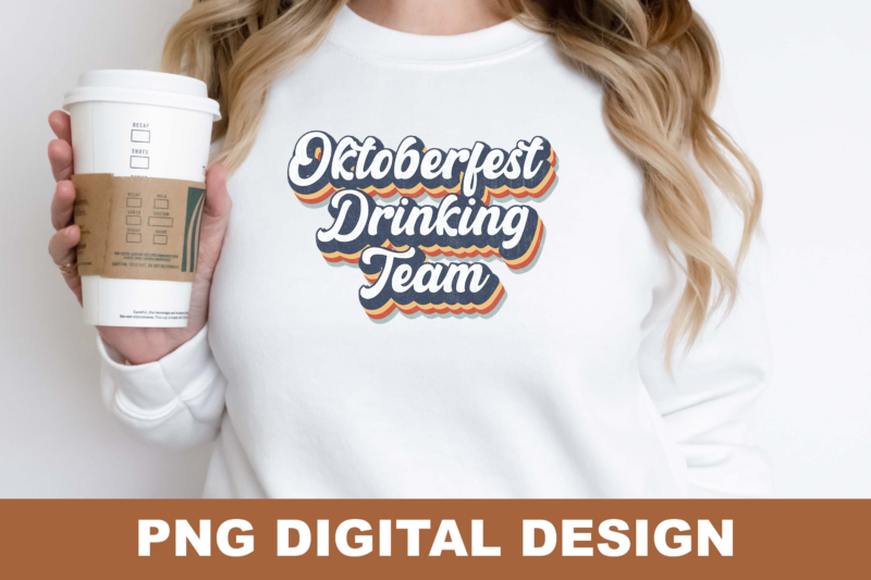 Oktoberfest Beer PNG Sublimation Design