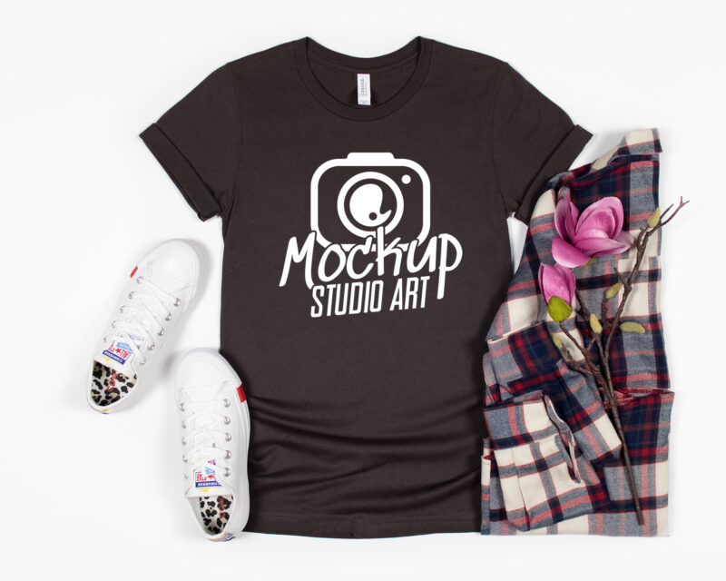 Bella Canvas 3001, T-shirt Mockups, Flat Lay Mockup, 90 Mockups