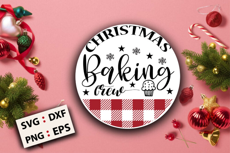 Christmas Round SVG Designs bundle