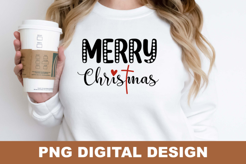 Merry Christmas Santa PNG Sublimation Design