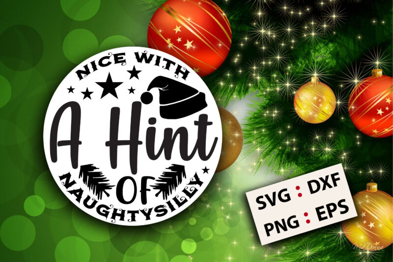 Christmas Round SVG Designs bundle