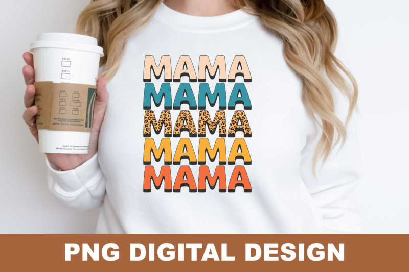 All American Mama PNG Sublimation Design