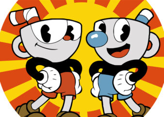 Cuphead and Mugman