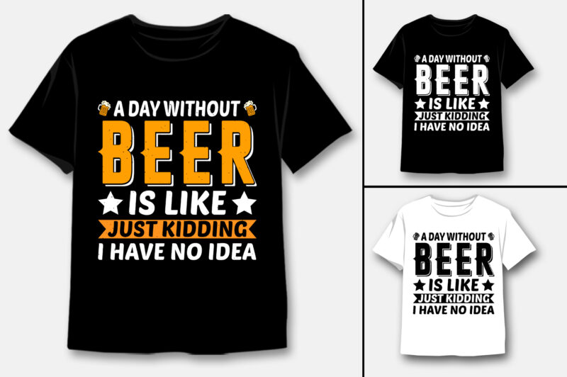 Beer T-Shirt Design Bundle