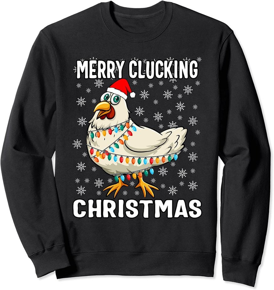 merry clucking christmas shirt