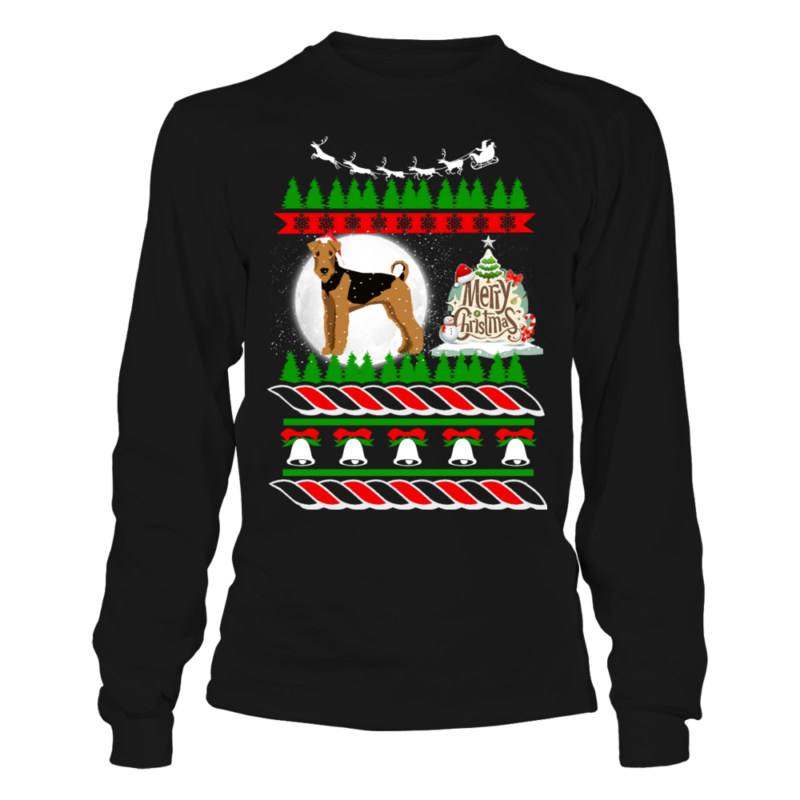 airedale christmas sweater