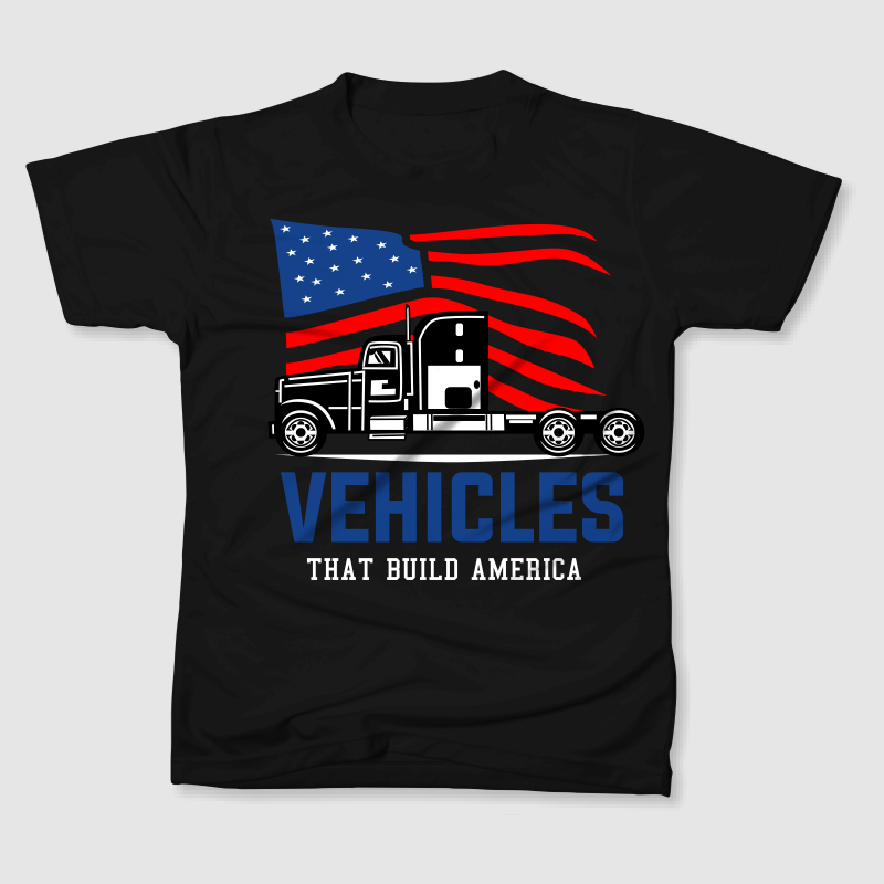 AMERICAN TRUCK CARTOON