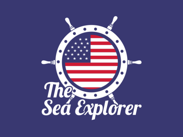 American voyager t shirt vector