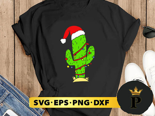 Arizona cactus christmas svg, merry christmas svg, xmas svg digital download t shirt vector