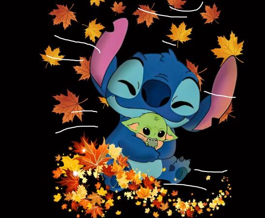 Autumn Stitch hug baby yoda,autumn gift,autumn tshirt - Buy t-shirt designs