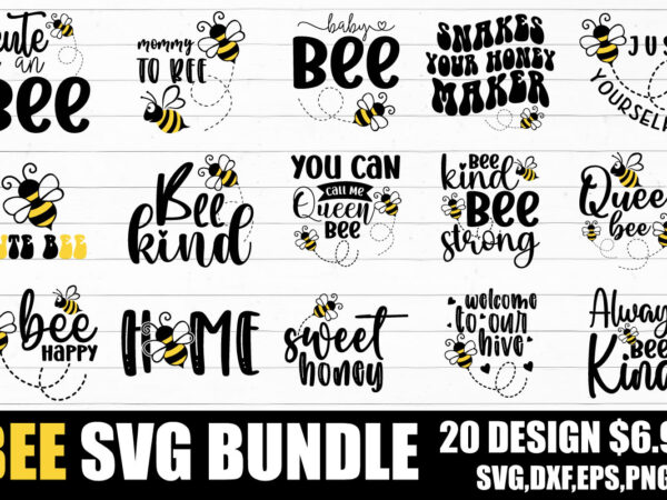 Bee svg bundle t shirt template