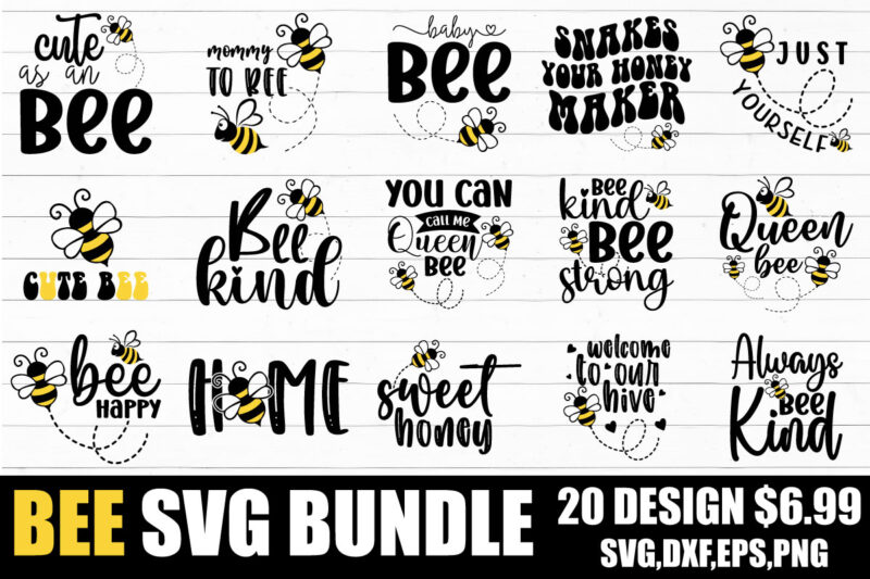 Bee Svg Bundle