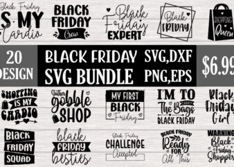 Black Friday SVG Bundle t shirt template