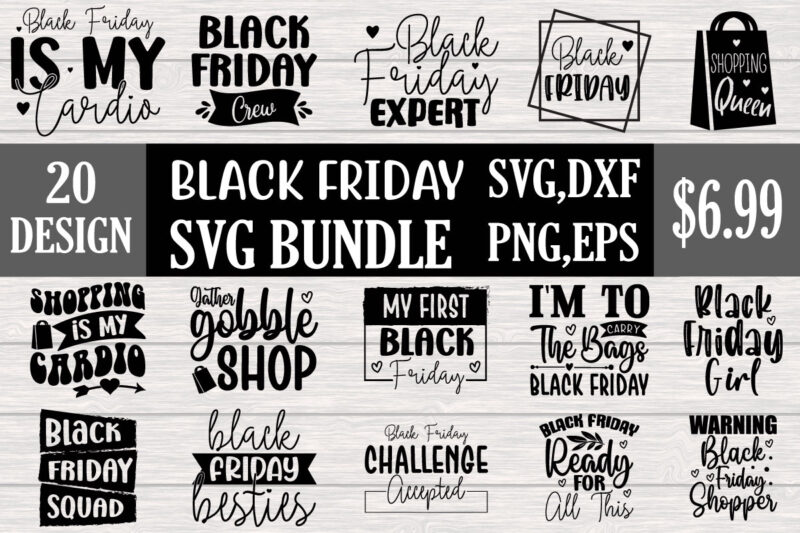 Black Friday SVG Bundle