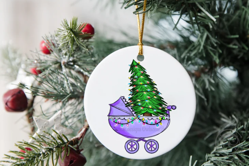 Baby Car Christmas Sublimation