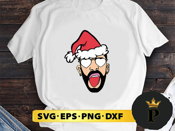 Bad bunny christmas svg, merry christmas svg, xmas svg digital download t shirt template