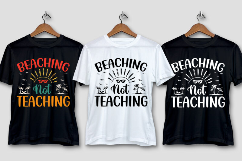 Summer Beach T-Shirt Design Bundle